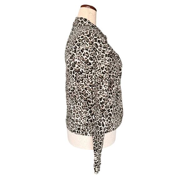 Charter Club Leopard Print Jacket, Women's Size L - Picture 2 of 7